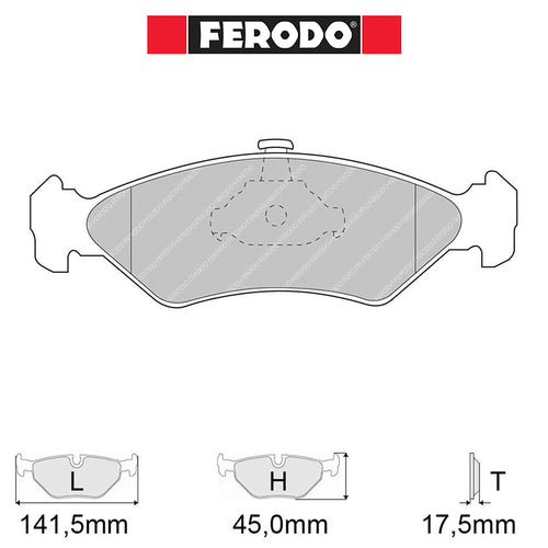 Ferodo - Kit pastiglie freno (FCP1082) - Ravasicorse