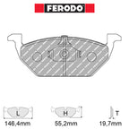 Ferodo - Kit pastiglie freno (FCP1094) - Ravasicorse