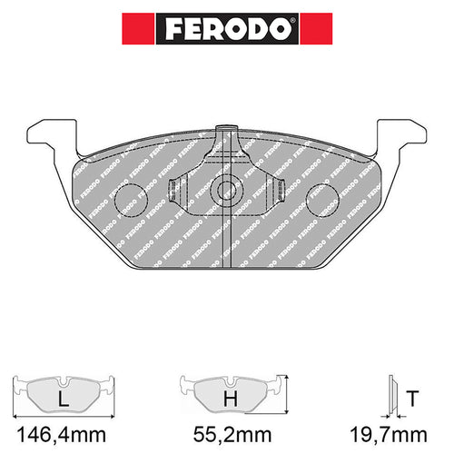 Ferodo - Kit pastiglie freno (FCP1094) - Ravasicorse