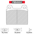 Ferodo - Kit pastiglie freno (FCP11) - Ravasicorse