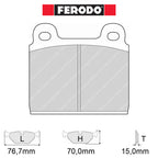 Ferodo - Kit pastiglie freno (FCP11) - Ravasicorse