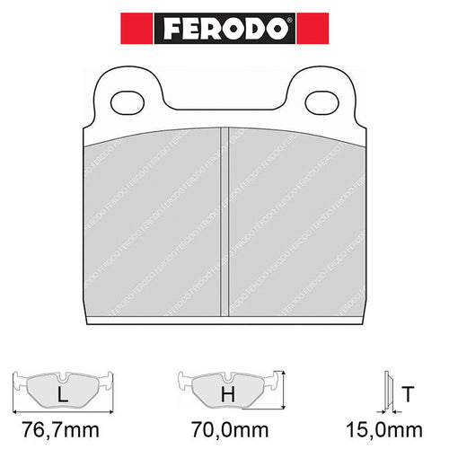 Ferodo - Kit pastiglie freno (FCP11) - Ravasicorse