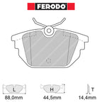Ferodo - Kit pastiglie freno (FCP1113) - Ravasicorse