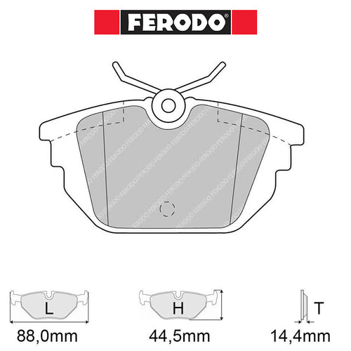 Ferodo - Kit pastiglie freno (FCP1113) - Ravasicorse