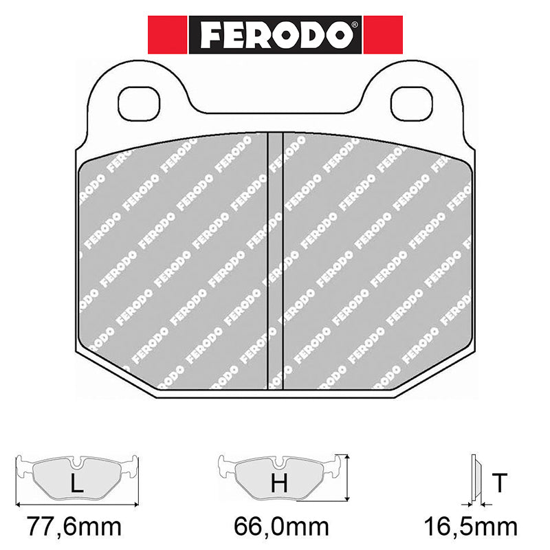 Ferodo - Kit pastiglie freno (FCP116) - BMW E21 323i - Front - Ravasicorse