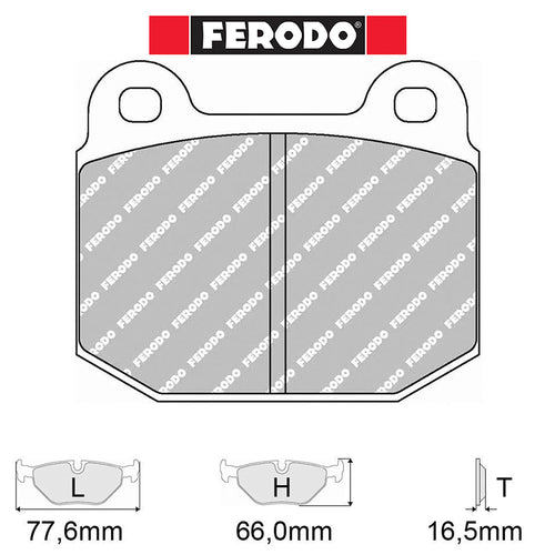 Ferodo - Kit pastiglie freno (FCP116) - BMW E21 323i - Front - Ravasicorse