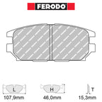Ferodo - Kit pastiglie freno (FCP1280) - Ravasicorse