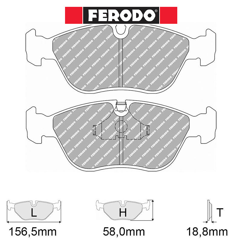Ferodo - Kit pastiglie freno (FCP1285) - Ravasicorse