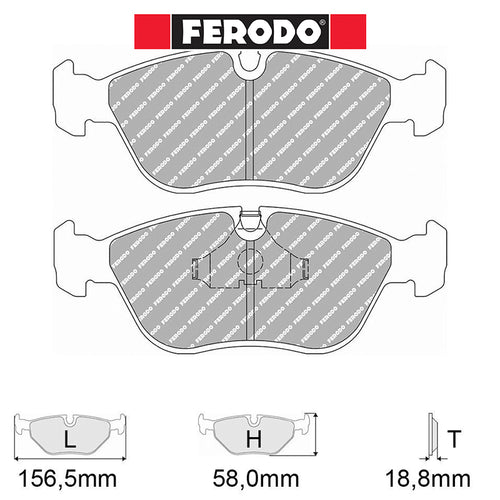 Ferodo - Kit pastiglie freno (FCP1285) - Ravasicorse