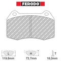 Ferodo - Kit pastiglie freno (FCP1298) - Ravasicorse