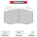 Ferodo - Kit pastiglie freno (FCP1298) - Ravasicorse