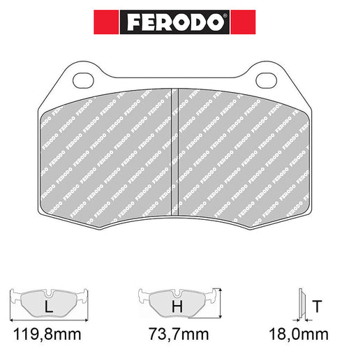 Ferodo - Kit pastiglie freno (FCP1298) - Ravasicorse