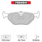 Ferodo - Kit pastiglie freno (FCP1301) - Ravasicorse