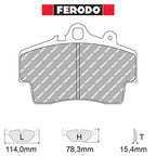 Ferodo - Kit pastiglie freno (FCP1307) - Ravasicorse