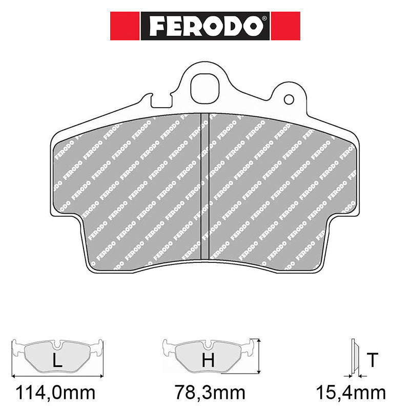 Ferodo - Kit pastiglie freno (FCP1307) - Ravasicorse