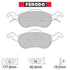Ferodo - Kit pastiglie freno (FCP1318) - Ravasicorse