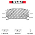 Ferodo - Kit pastiglie freno (FCP1333) - Ravasicorse