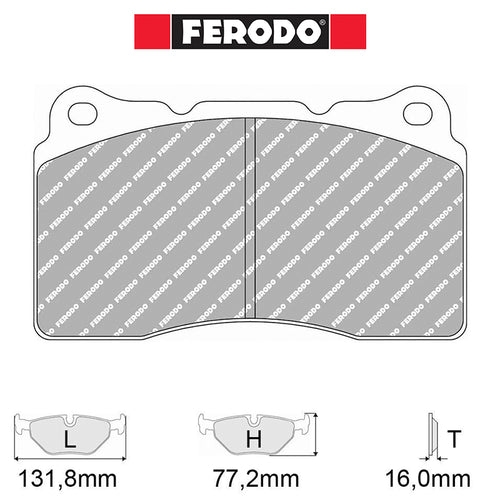 Ferodo - Kit pastiglie freno (FCP1334) - Renault Megane IV RS - Front - Ravasicorse