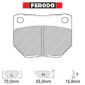 Ferodo - Kit pastiglie freno (FCP1372) - Subaru Impreza GT 2.0 211/218 Hp - Rear - Ravasicorse