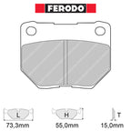 Ferodo - Kit pastiglie freno (FCP1372) - Subaru Impreza GT 2.0 211/218 Hp - Rear - Ravasicorse