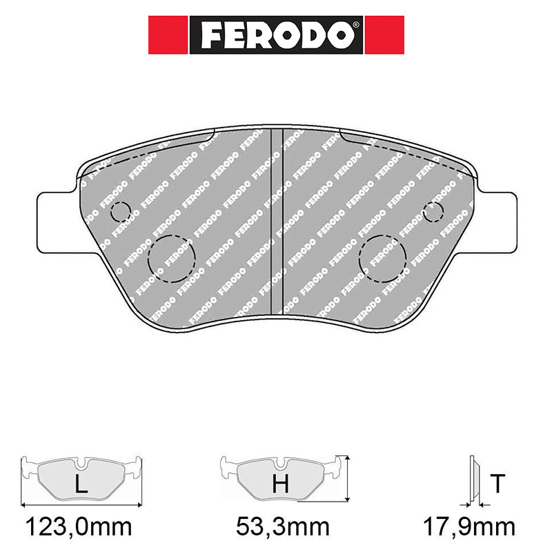Ferodo - Kit pastiglie freno (FCP1466) - Ravasicorse