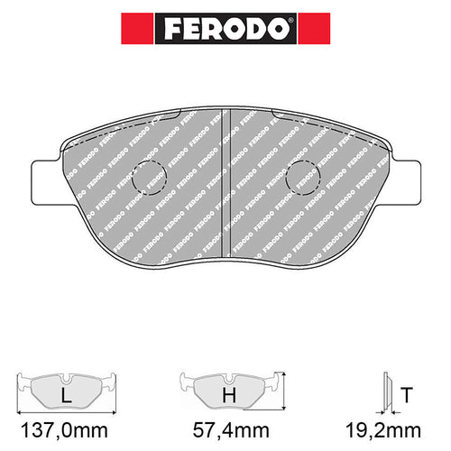 Ferodo - Kit pastiglie freno (FCP1467) - Ravasicorse