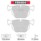 Ferodo - Kit pastiglie freno (FCP1483) - BMW M5 (E39) - Rear - Ravasicorse