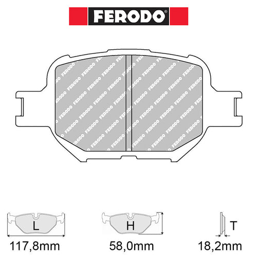 Ferodo - Kit pastiglie freno (FCP1528) - Ravasicorse