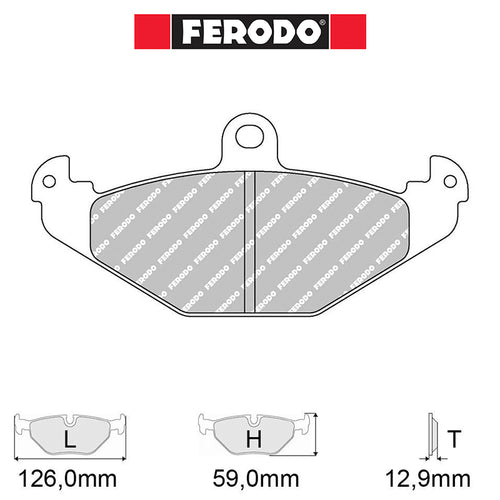 Ferodo - Kit pastiglie freno (FCP1560) - Lotus Elise MK1 / MK2 / 340 R - Rear - Ravasicorse
