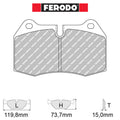 Ferodo - Kit pastiglie freno (FCP1561) - Nissan 350Z 3.5 V6 - Front - Ravasicorse