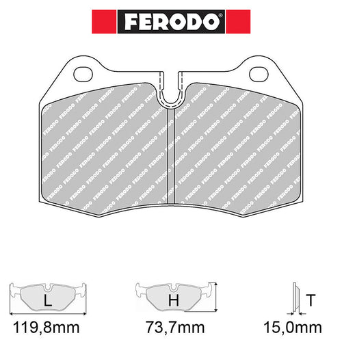 Ferodo - Kit pastiglie freno (FCP1561) - Nissan 350Z 3.5 V6 - Front - Ravasicorse