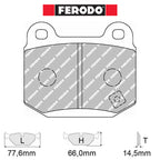 Ferodo - Kit pastiglie freno (FCP1562) - Nissan 350Z 3.5 V6 - Rear - Ravasicorse
