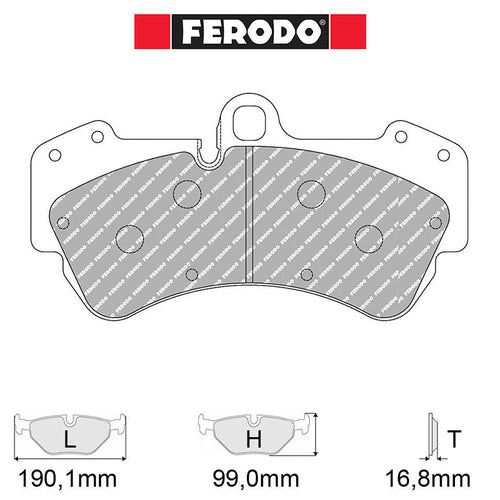 Ferodo - Kit pastiglie freno (FCP1625) - Ravasicorse