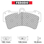 Ferodo - Kit pastiglie freno (FCP1626) - Ravasicorse
