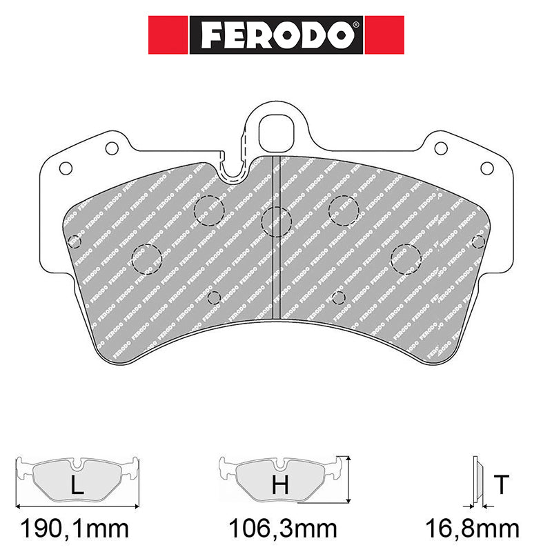 Ferodo - Kit pastiglie freno (FCP1626) - Ravasicorse