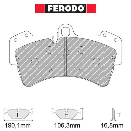 Ferodo - Kit pastiglie freno (FCP1626) - Ravasicorse