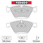 Ferodo - Kit pastiglie freno (FCP1628) - Ravasicorse