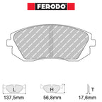 Ferodo - Kit pastiglie freno (FCP1639) - Subaru BRZ 2.0 - Front - Ravasicorse