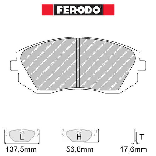 Ferodo - Kit pastiglie freno (FCP1639) - Subaru BRZ 2.0 - Front - Ravasicorse