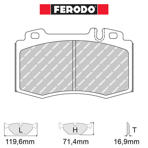 Ferodo - Kit pastiglie freno (FCP1661) - Ravasicorse
