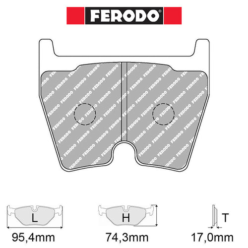 Ferodo - Kit pastiglie freno (FCP1664) - Ravasicorse