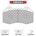 Ferodo - Kit pastiglie freno (FCP1667) - Renault Clio III RS 200 - Front - Ravasicorse
