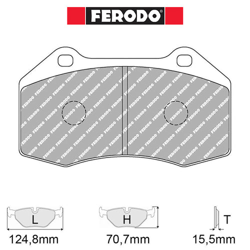 Ferodo - Kit pastiglie freno (FCP1667) - Renault Clio III RS 200 - Front - Ravasicorse