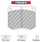 Ferodo - Kit pastiglie freno (FCP167) - Ravasicorse