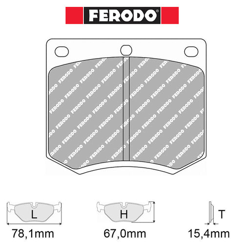 Ferodo - Kit pastiglie freno (FCP167) - Ravasicorse