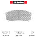 Ferodo - Kit pastiglie freno (FCP1690) - Ravasicorse