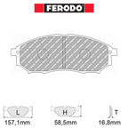 Ferodo - Kit pastiglie freno (FCP1690) - Ravasicorse