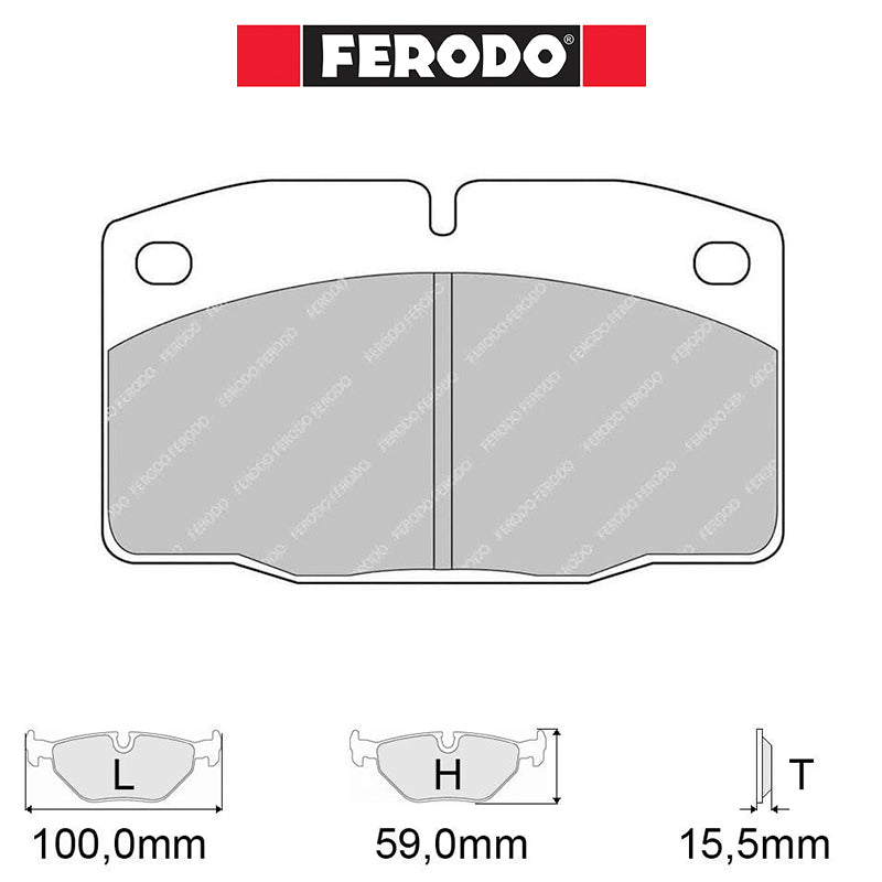 Ferodo - Kit pastiglie freno (FCP173) - Ravasicorse