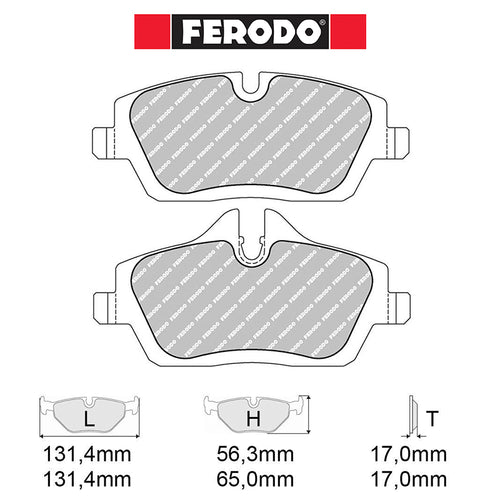 Ferodo - Kit pastiglie freno (FCP1747) - Ravasicorse