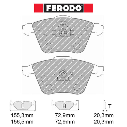 Ferodo - Kit pastiglie freno (FCP1765) - Ravasicorse